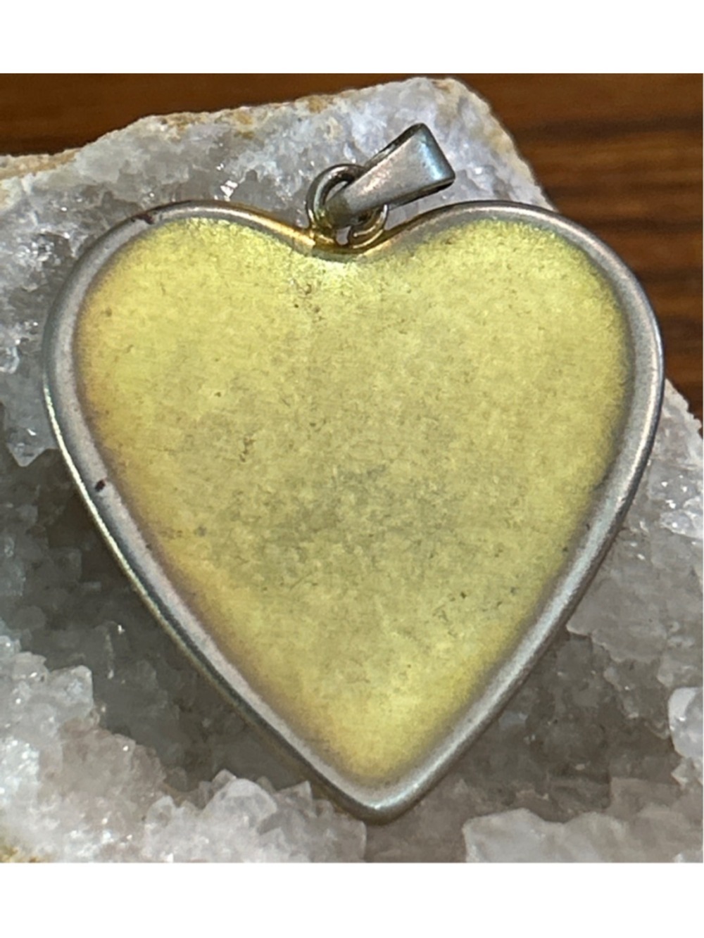 Women's vintage Damascene Heart Pendant Necklace Black Gold One Size - Picture 2 of 4